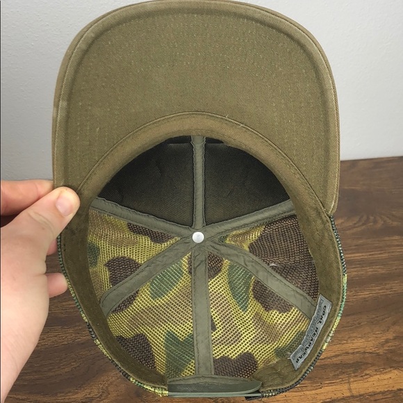 Distressed Coal RV Camouflage SnapBack Hat - Picture 8 of 11